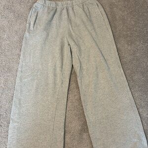 Hollister Light Gray Wide Leg Pants